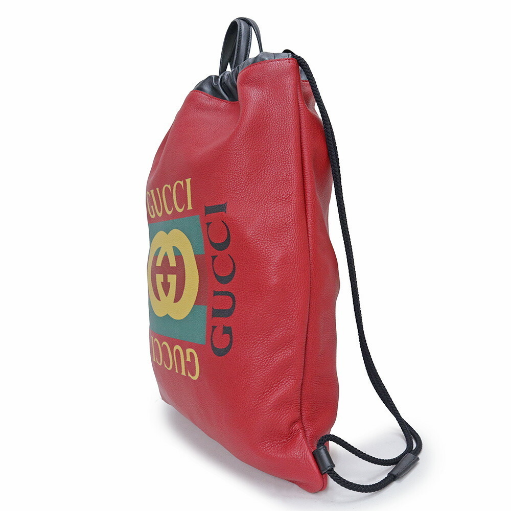 Gucci Sherry Drawstring Backpack Daypack Calfskin… - image 3